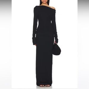 SNDYS Reyna Maxi Dress in Black
